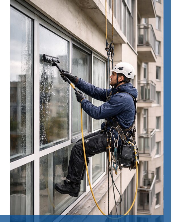 Мойка балконного остекления в Кунгуре от 3590 р. | ВЫСОТНИК-Кнг