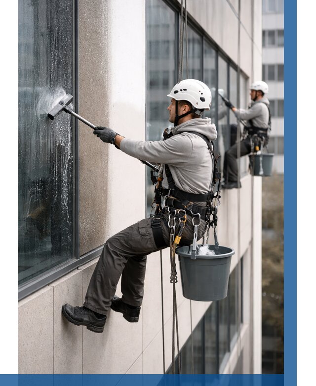 Мойка фасадов зданий в Кунгуре под ключ от 359 р. | ВЫСОТНИК-Кнг