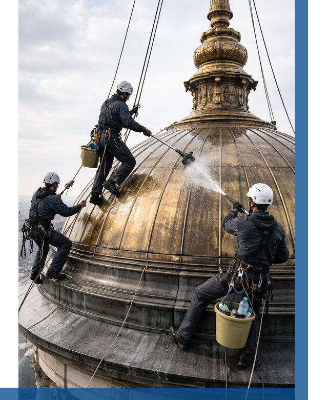 Мойка куполов и шпилей в Кунгуре от 8205 р. - заказать | ВЫСОТНИК-Кнг