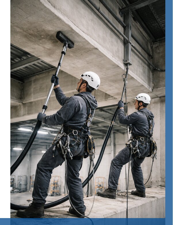 Обеспыливание потолочных конструкций в Кунгуре от 256 р. |ВЫСОТНИК-Кнг