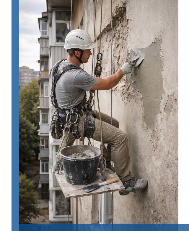 Восстановление фасадной штукатурки в Кунгуре с гарантией качества