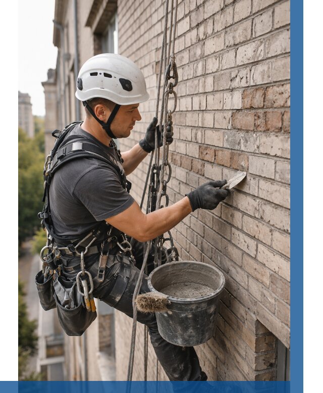 Ремонт кирпичной кладки фасада в Кунгуре от 1846 р. | ВЫСОТНИК-Кнг