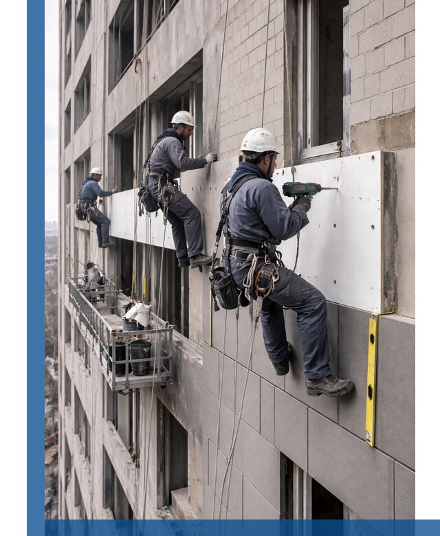 Монтаж фасадных термопанелей высокого качества в Кунгуре