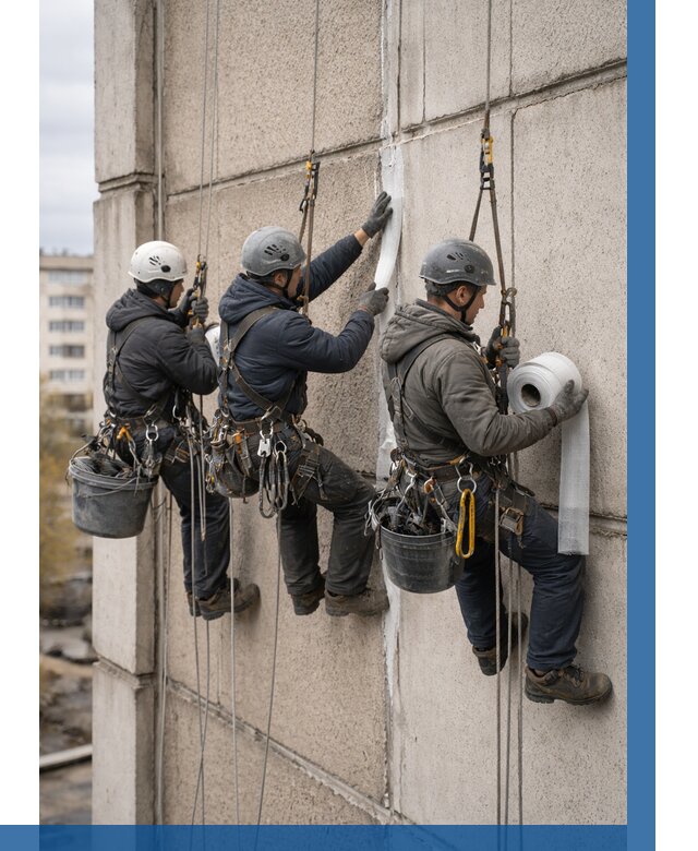 Ремонт межпанельных швов в Кунгуре от 769 р. | ВЫСОТНИК-Кнг