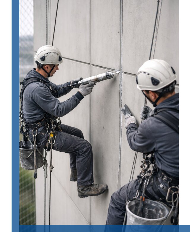 Первичная герметизация швов фасадов и кровель в Кунгуре