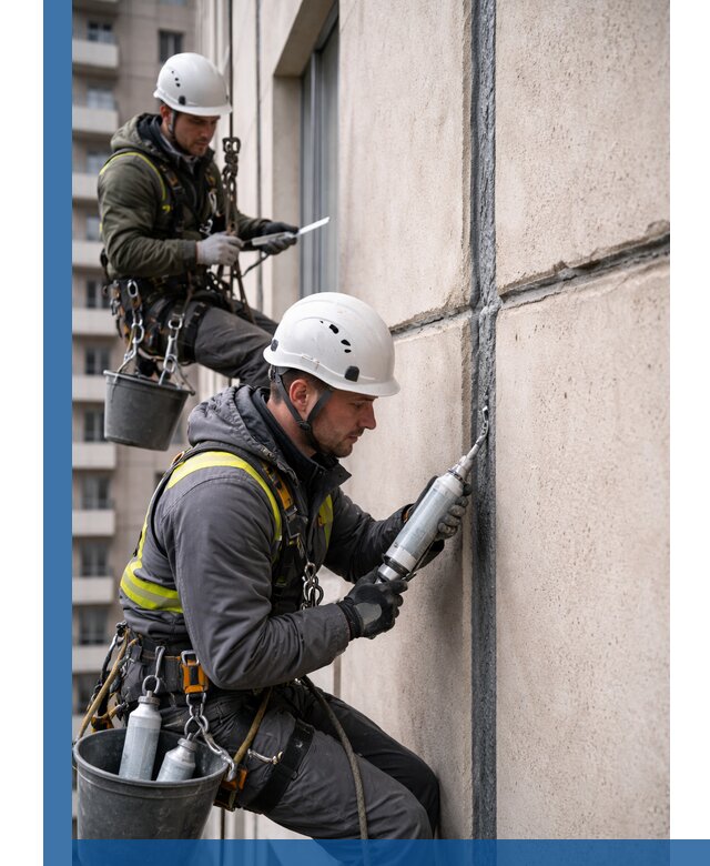 Герметизация деформационных швов фасада в Кунгуре качественно