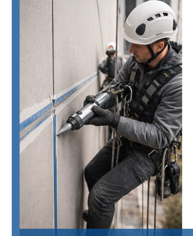 Герметизация стыков фасадных панелей в Кунгуре качественно и быстро