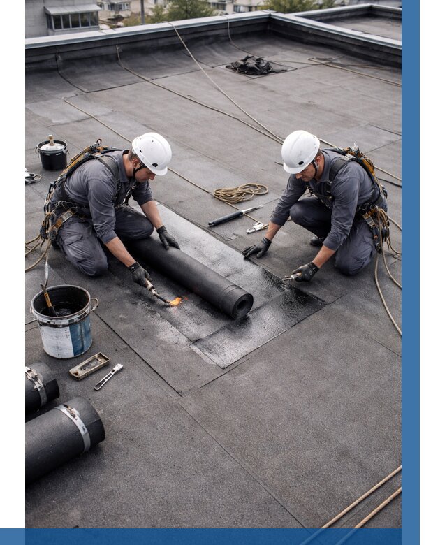 Ремонт мягкой кровли под ключ в Кунгуре от 718 р. | ВЫСОТНИК-Кнг