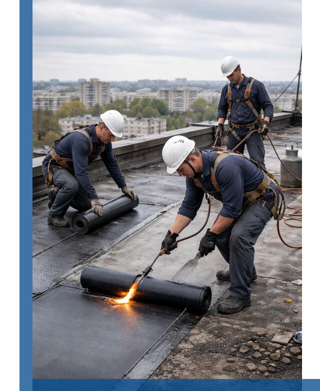 Ремонт наплавляемой кровли в Кунгуре качественно и надежно