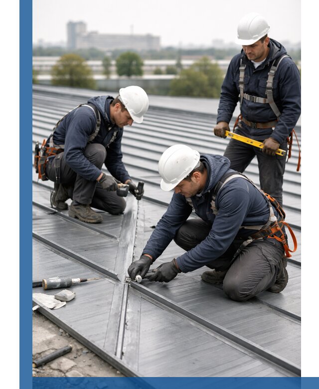 Ремонт фальцевой кровли в Кунгуре срочно и качественно