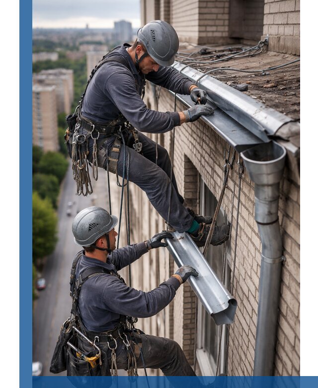 Ремонт водосточных желобов в Кунгуре, быстро и качественно