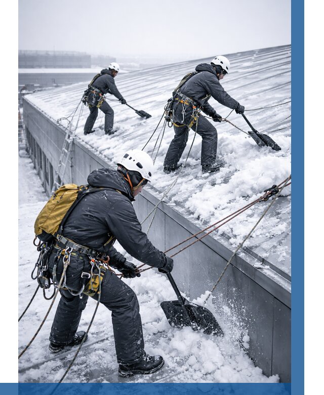 Очистка навесов от снега в Кунгуре от 4615 р. | ВЫСОТНИК-Кнг