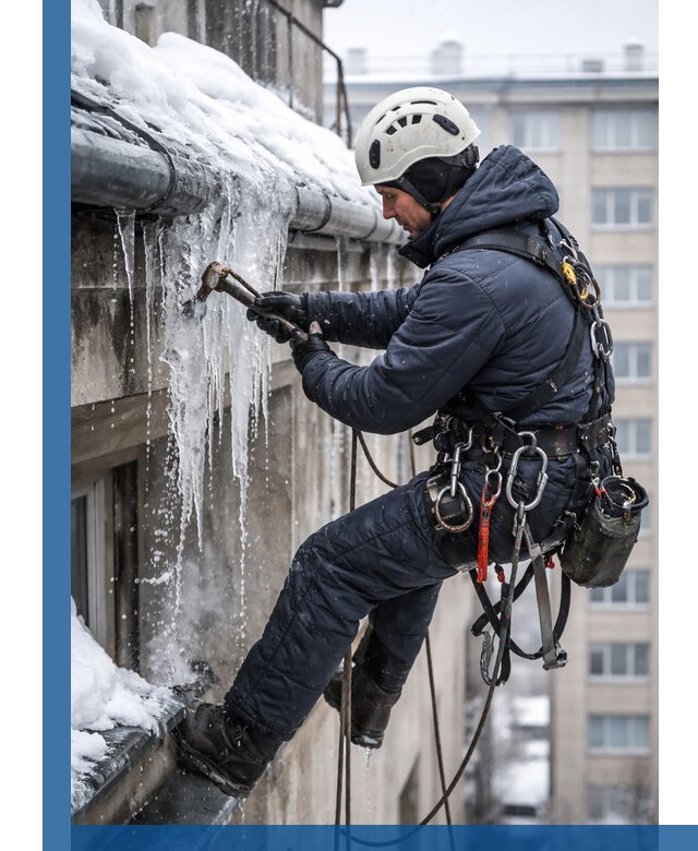 Удаление наледи и чистка водостоков в Кунгуре оперативно и безопасно