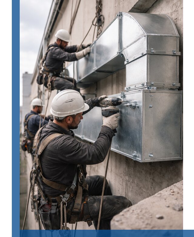 Профессиональный монтаж вентиляционных коробов в Кунгуре под ключ