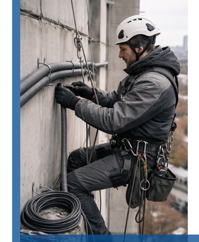 Профессиональный монтаж гофры для кабеля в Кунгуре с гарантией