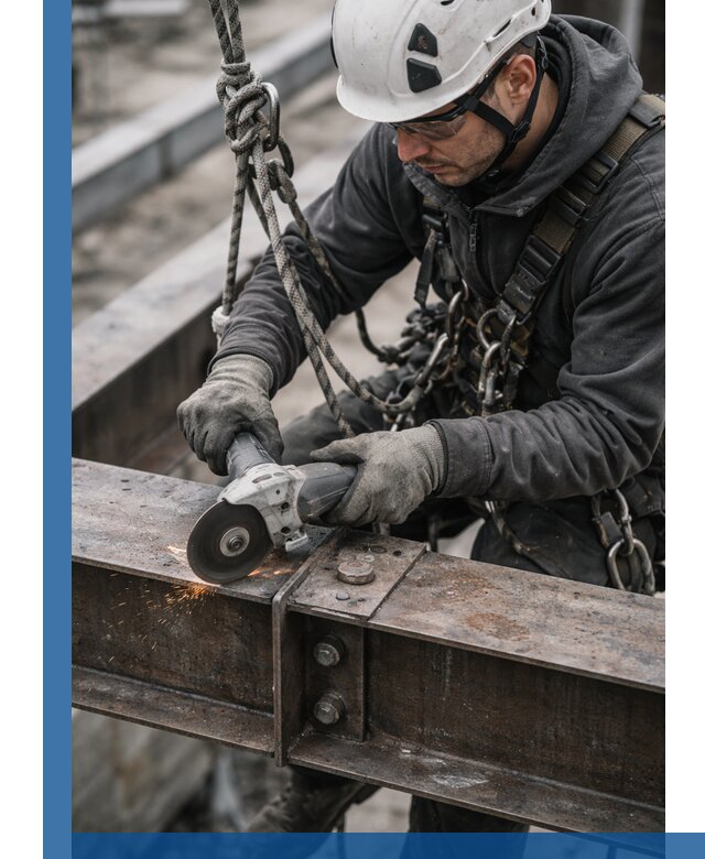 Резка металла на высоте в Кунгуре для зданий и конструкций