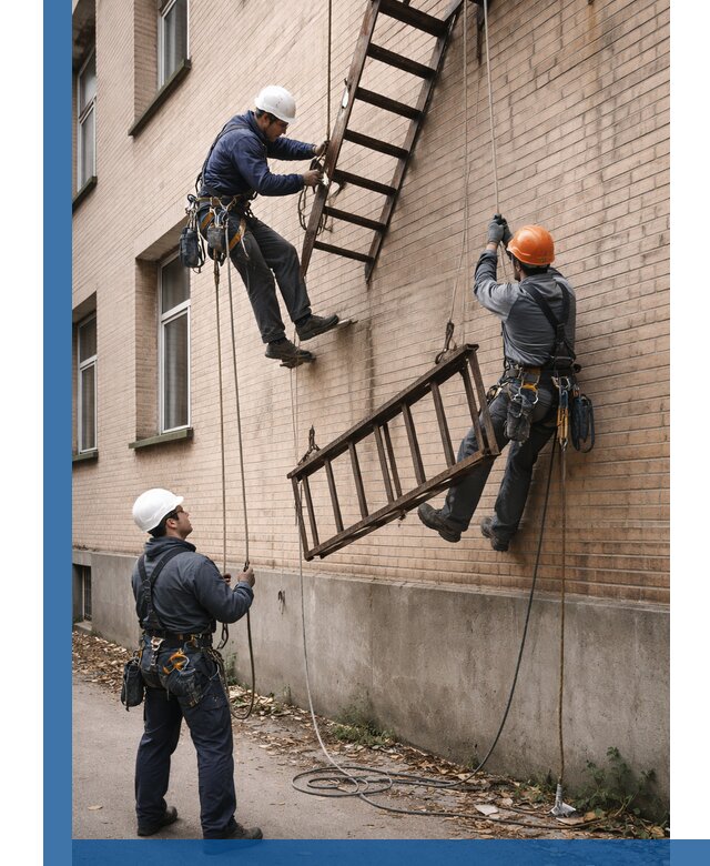 Демонтаж пожарной лестницы в Кунгуре быстро и безопасно
