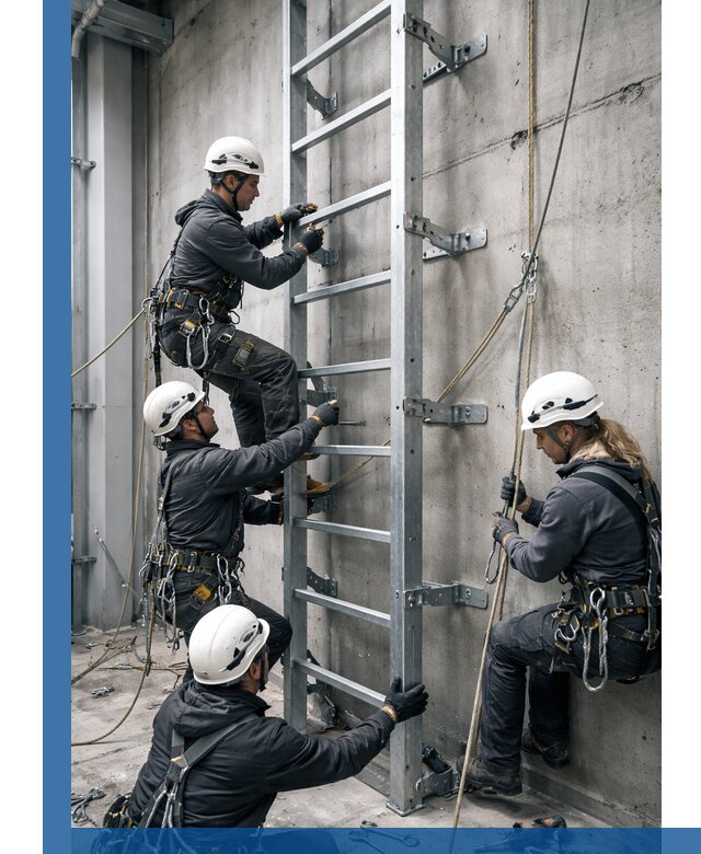 Монтаж металлических лестниц в Кунгуре под ключ со гарантией
