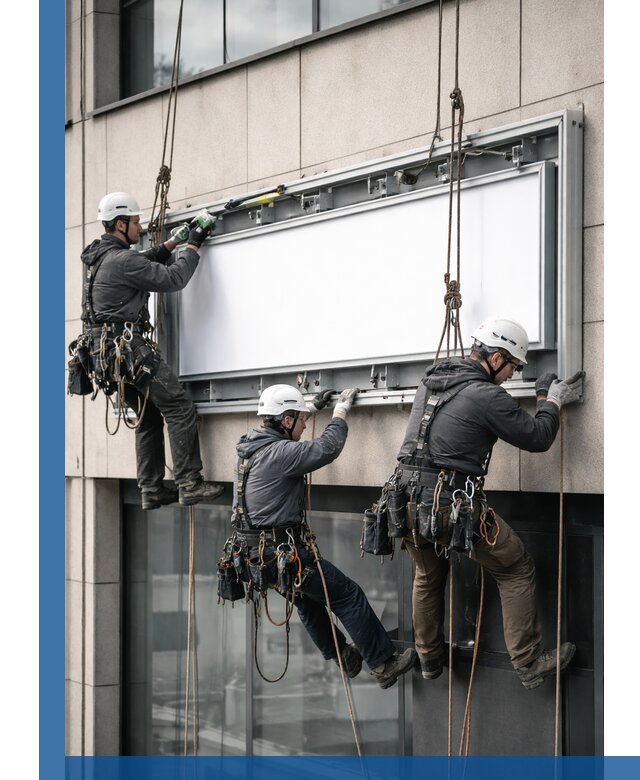 Профессиональный монтаж светового короба под ключ в Кунгуре