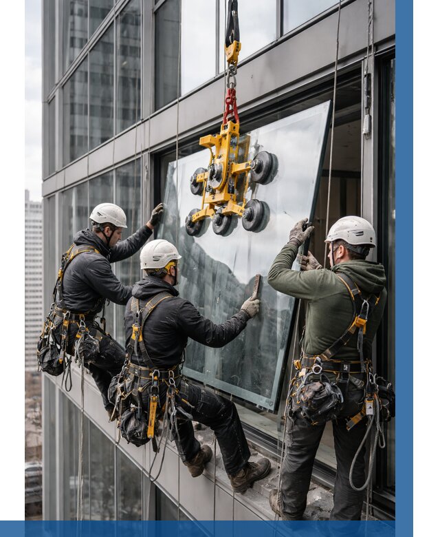 Фасадное остекление зданий под ключ в Кунгуре от 10256 р. | ВЫСОТНИК-Кнг