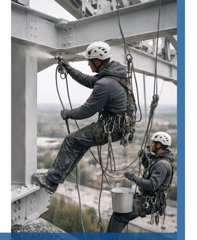 Покраска металлоконструкций на высоте в Кунгуре 359 р |ВЫСОТНИК-Кнг