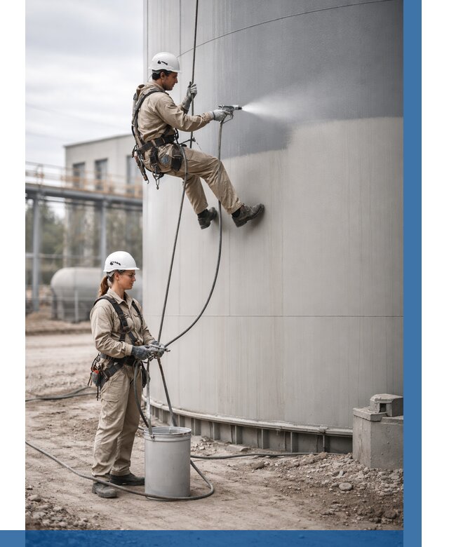 Покраска резервуаров в Кунгуре от 1231 р. | ВЫСОТНИК-Кнг — заказать