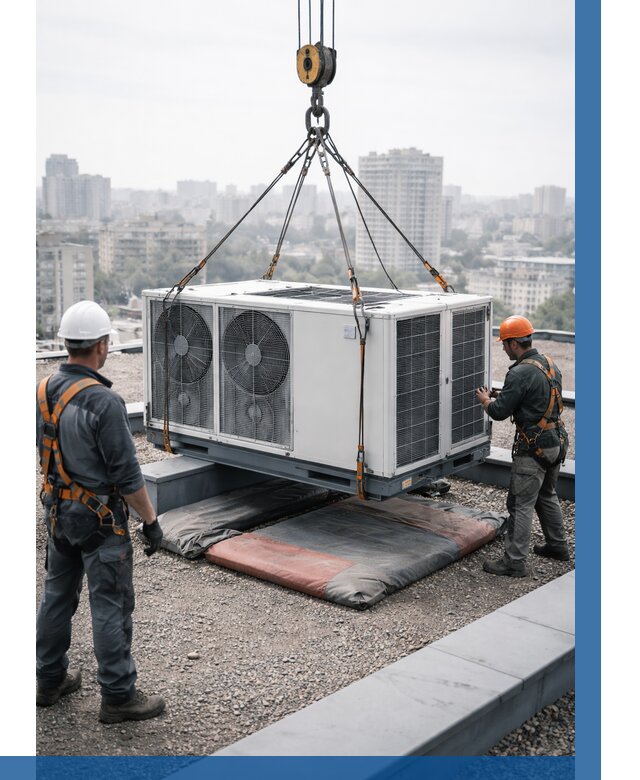 Подъем груза на крышу в Кунгуре от 5128 р. | ВЫСОТНИК-Кнг заказать