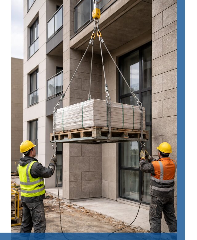 Подъем керамогранита на этаж в Кунгуре от 3590 р. | ВЫСОТНИК-Кнг