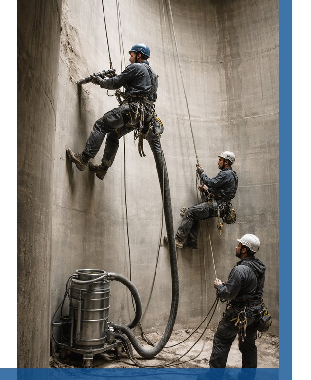 Зачистка силосов в Кунгуре от 4615 р. Договор и смета ВЫСОТНИК-Кнг