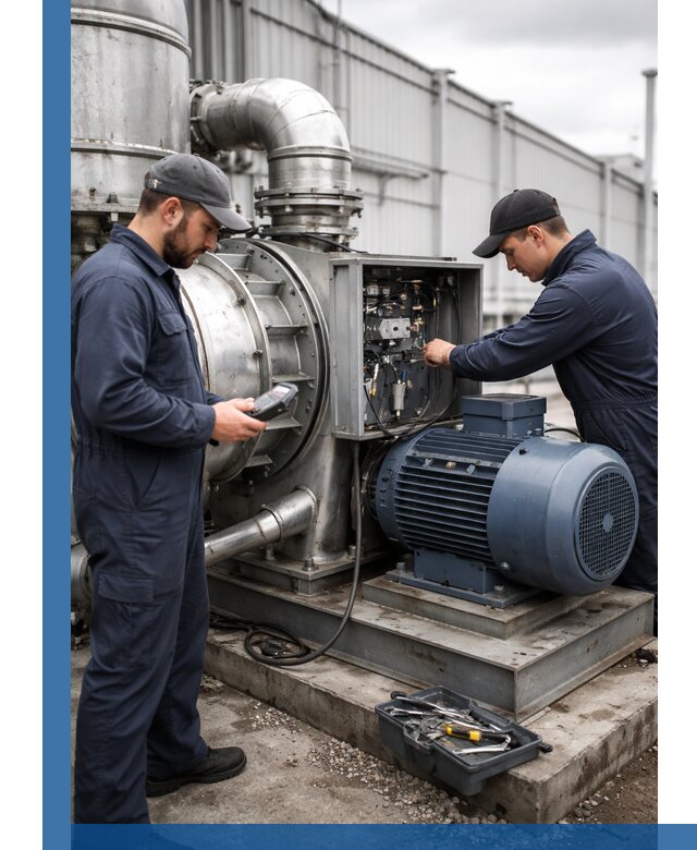 Техническое обслуживание промышленного оборудования в Кунгуре