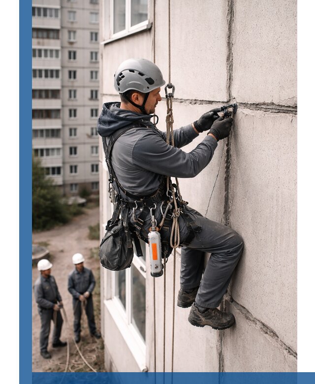 Обследование межпанельных швов и герметизация в Кунгуре